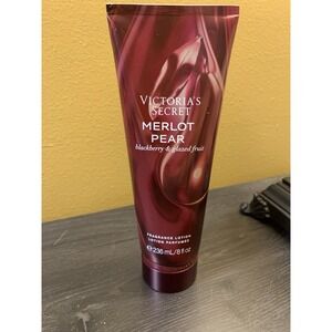 VICTORIA'S SECRET MERLOT PEAR FRAGRANCE BODY LOTION CREAM 8 oz New